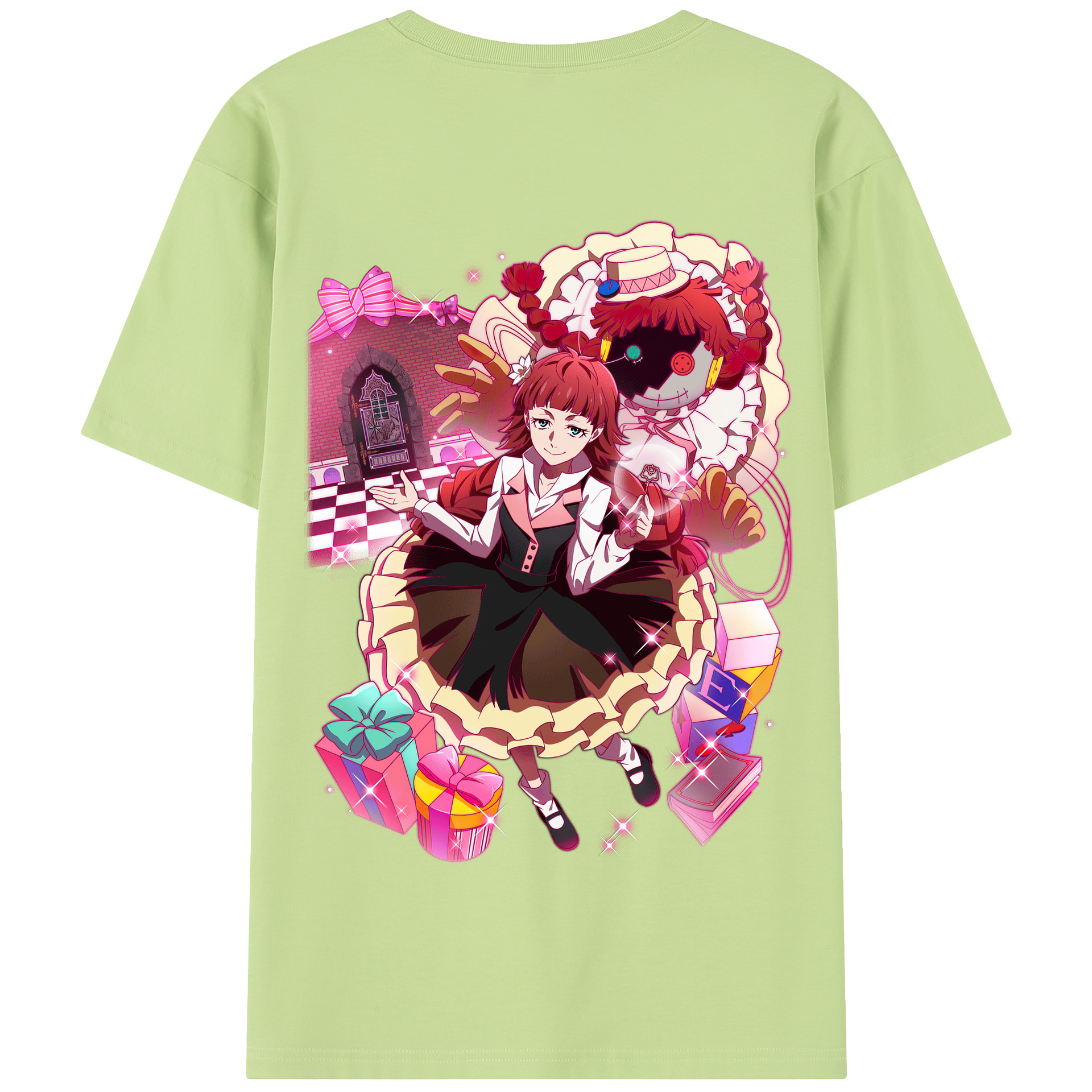 （画像用） 文豪ストレイドッグス Bungo Stray Dogs 綿100％半袖Tシャツ（背面プリント）